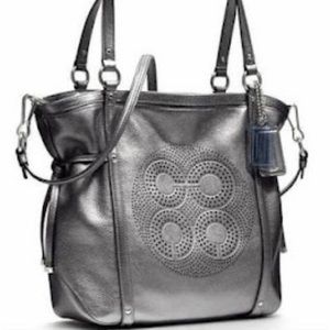 Coach Audrey Rare Gunmetal Grey (Metallic Silver)